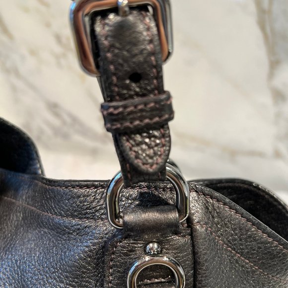 Prada Black Vitello Daino Satchel Bag - Picture 11 of 15